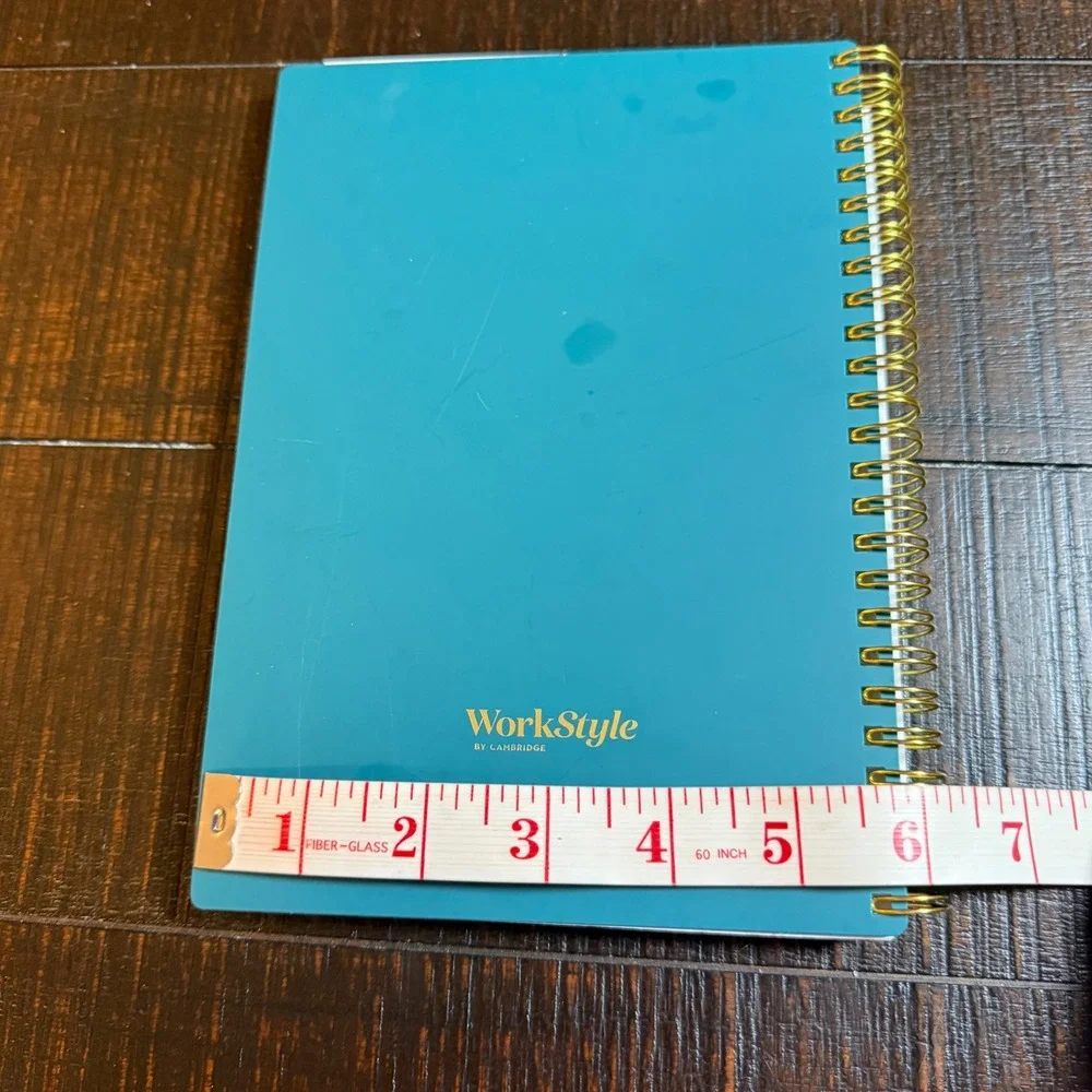 Cambridge‎ WorkStyle 2026 Agenda Weekly Monthly Planner Teal Gold 1606-200-12